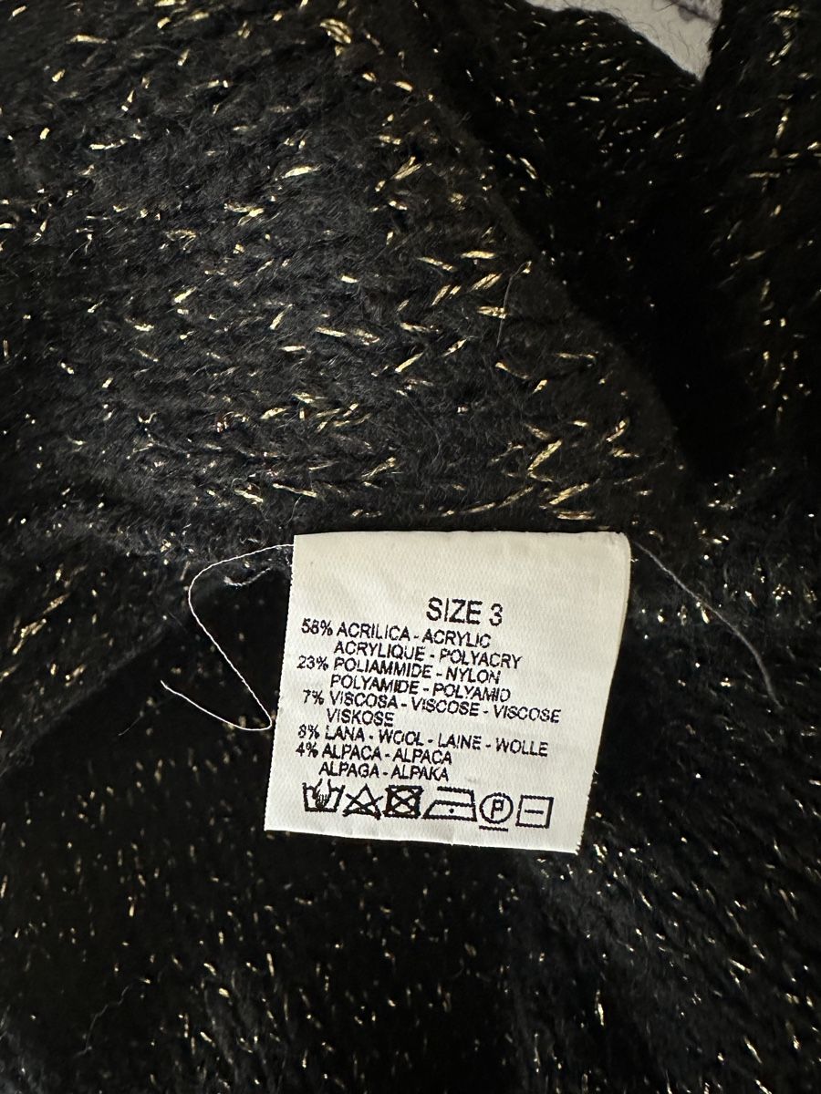 Maglioni & Felpe: Gaëlle Paris Pullover V-Ausschnitt Schwarz Gold Groesse 3 – Usato da Buchs SG venduto da Sunie 4