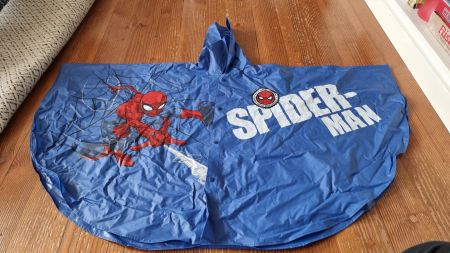 Regenponcho spiderman gr 128