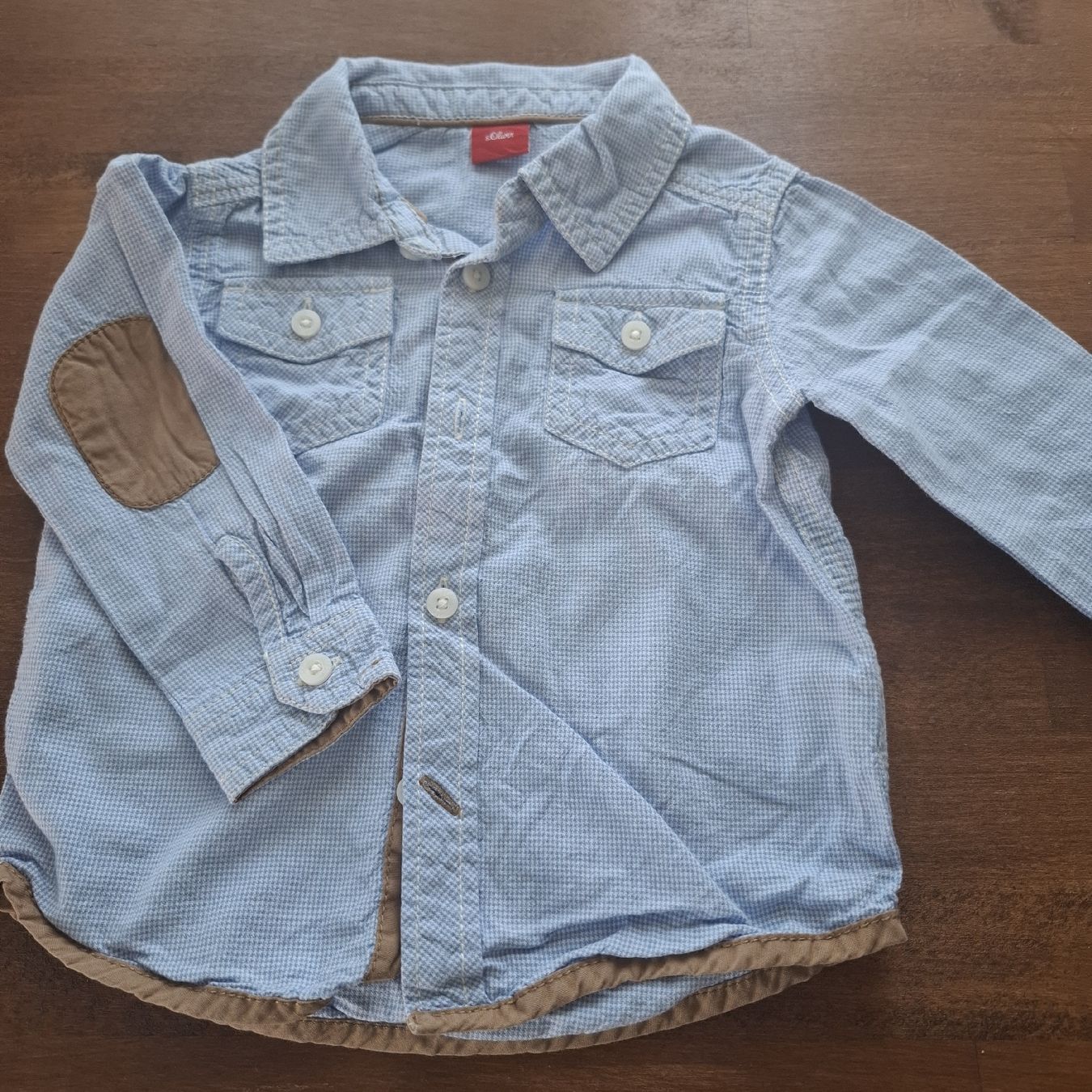S.Oliver Camicie, Top & T-shirt: S.Oliver Hemd, Grösse 74, hellblau - Top Zustand! – Usato da Kyburg-Buchegg venduto da Maria.G