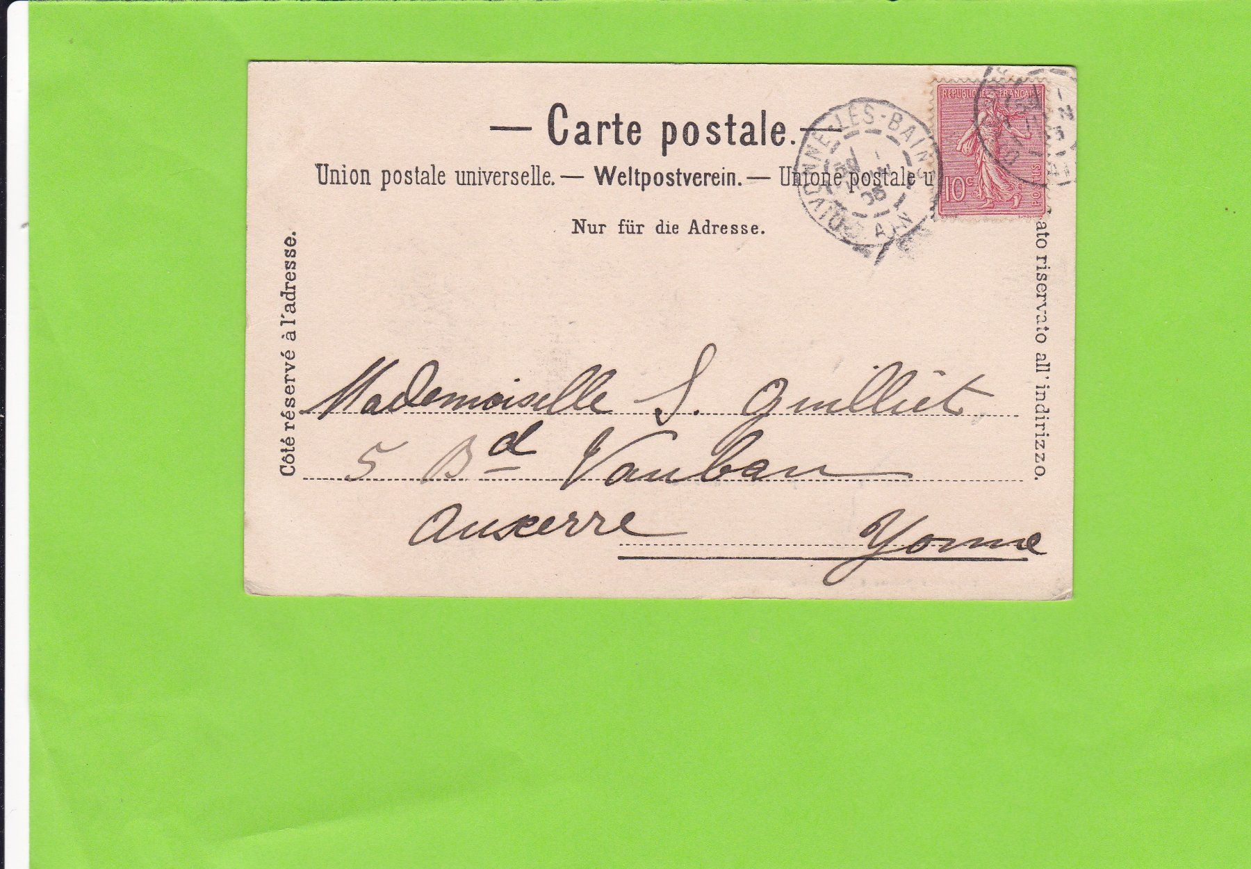 Cartoline postali: Ferney-Chapelle de Voltaire – Usato da St. Peterzell venduto da neckertal 1