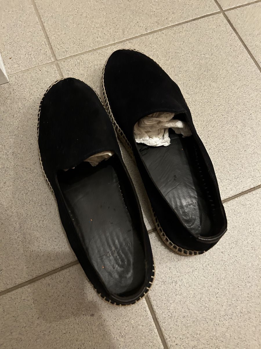 Massimo Dutti Scarpe da uomo: Massimo Dutti Espadrilles Grösse 45 - Blau Suede – Usato da Basel venduto da vic_7wsx 3