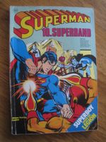 Superman Nr 10 Superband Comic mit Sammelecke  1978