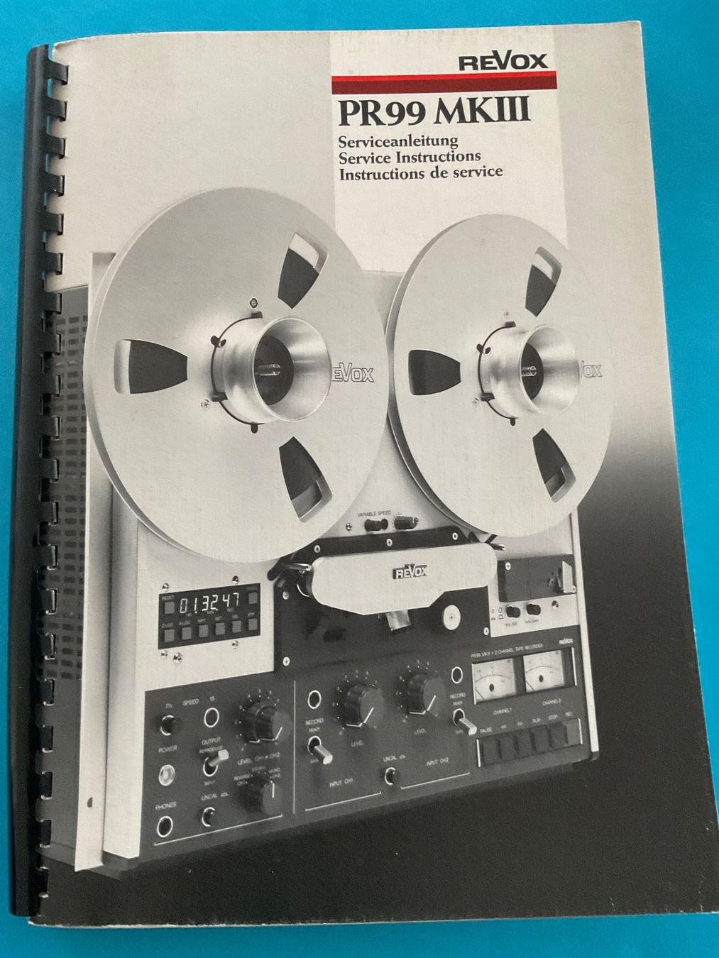 ReVox PR99 MKIII Serviceanleitung D, E, F (Gebraucht) in Langenthal für ...