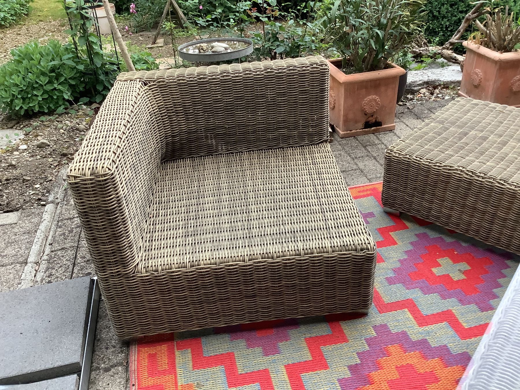 Sedie a sdraio: Garten Lounge Set Kunstrattan – Usato da Embrach venduto da whywhy8 5