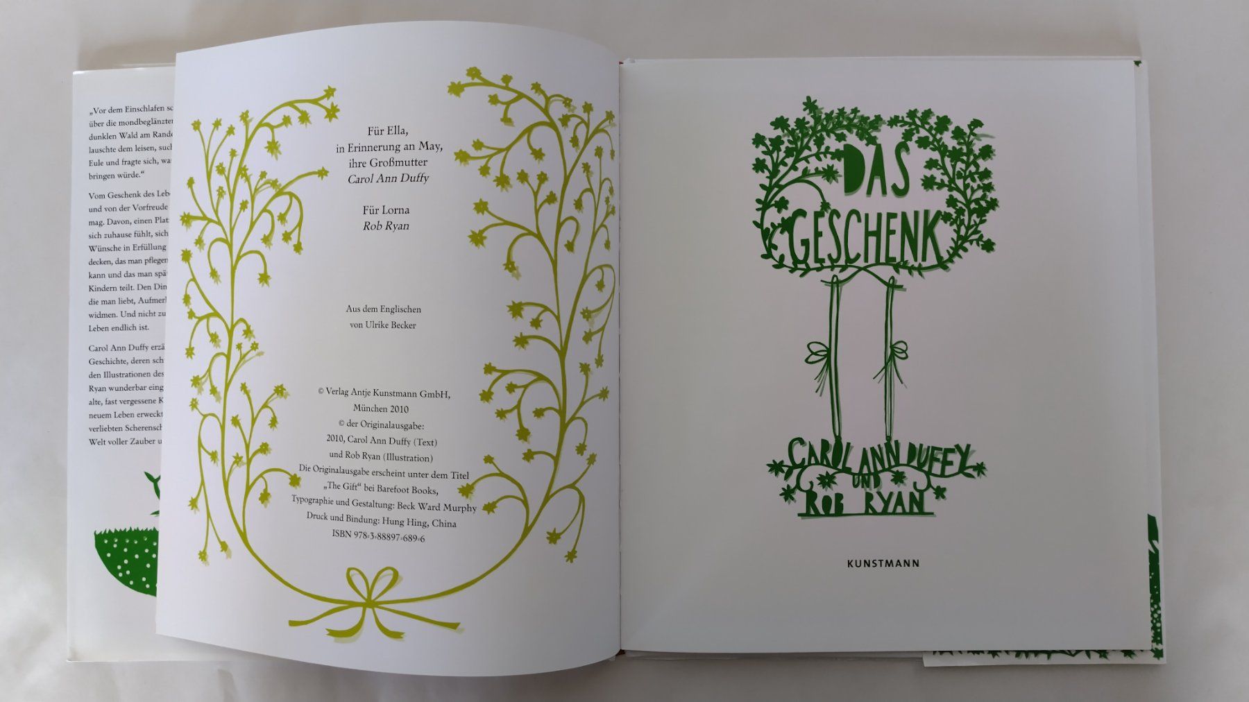 Libri: Das Geschenk / Scherenschnitt Bilderbuch 2010 ab Fr. 8.- – Usato da Bellach venduto da JingleJerry 3