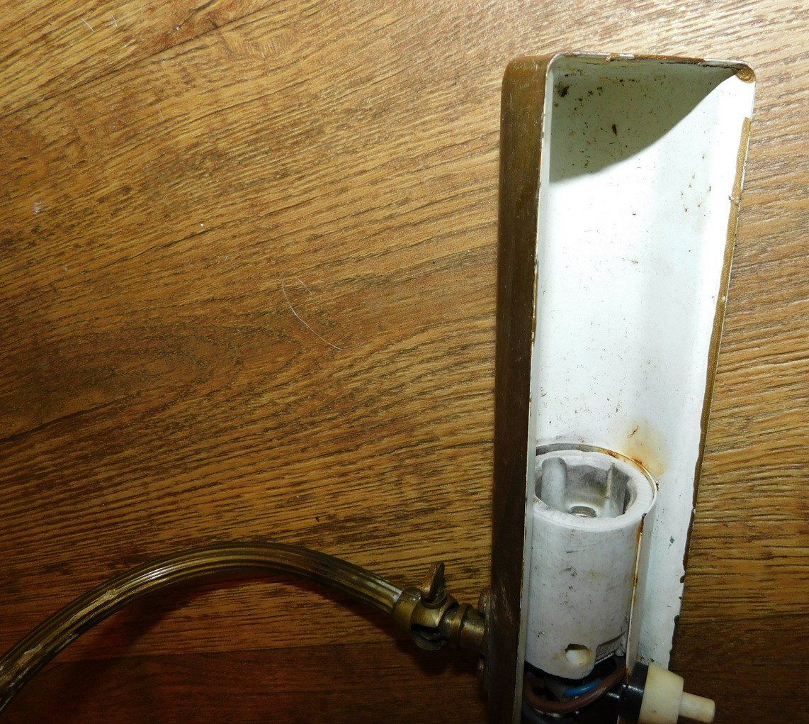 Lampade: Bilderlampe Vintage, Messing – Usato da Villnachern venduto da Niggo0 2