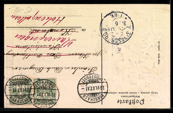 Cartes postales: Passepartout-AK Rorschach, Ortsansicht m – D'occasion à Berlin par bartko-reher 1