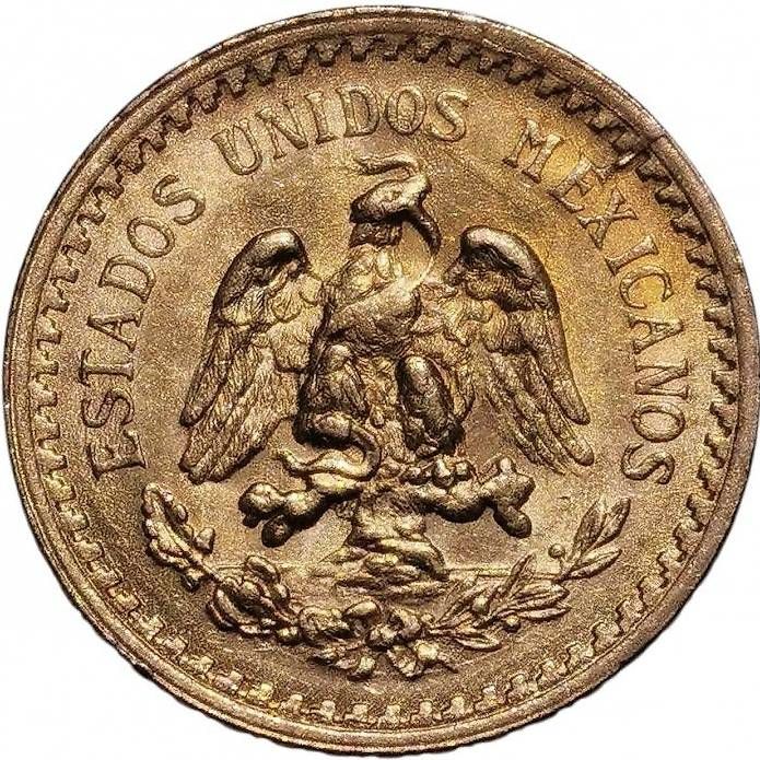 Tutti le monete: Mexiko 2½ Pesos, 1920  GOLD – Usato da Böbikon venduto da Mondi2