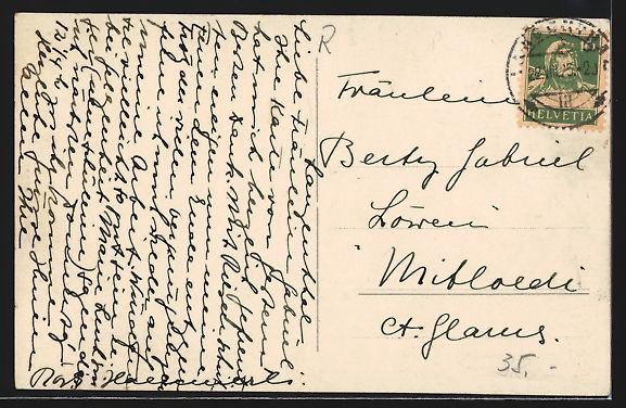 Cartes postales: AK Langenthal, Marktgasse mit Bäumen – D'occasion à Berlin par bartko-reher 1