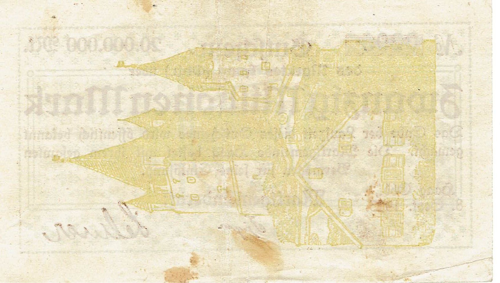 Banknoten: Haag 20 Mil.Mark 08.09.1923 VZ-VZ+ – Gebraucht aus Steffisburg von ber_8htf 1