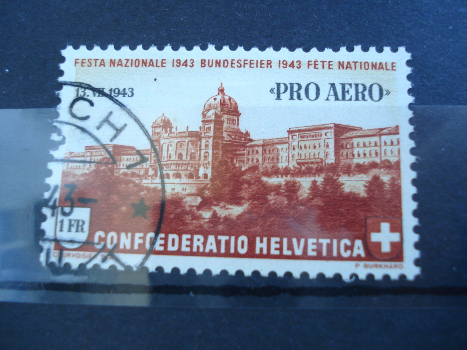 Tutti i francobolli: Marke Pro Aero 1943, o – Usato da Niederwil AG venduto da morostahu