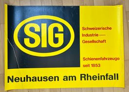 Plakat  Industrieplakat – SIG Neuhausen am Rheinfall defekt