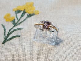 NEW - S925 Super Seven Crystal Ring (Adjustable)