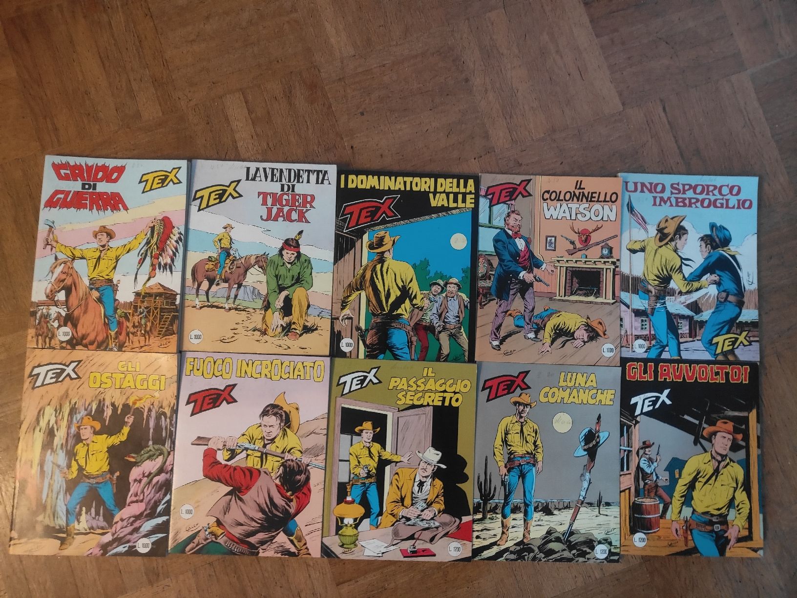 Fumetti: 10 Stk.TEX Comics Nr. 288 - 297 – Usato da Hägendorf venduto da Yahuhu01