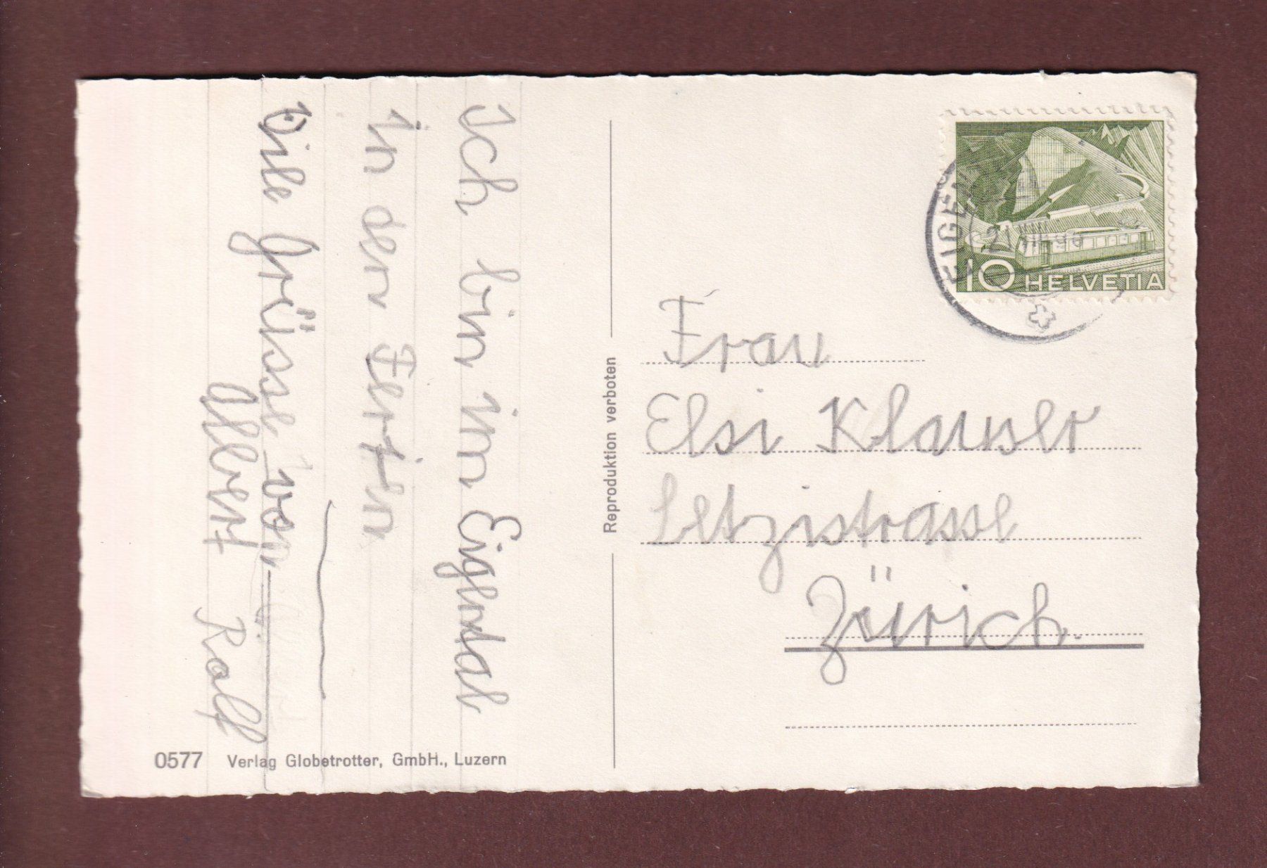 Ansichtskarten: Am KLAUSENPASS - Kapelle – Gebraucht aus Pully von nicecards-shop 1