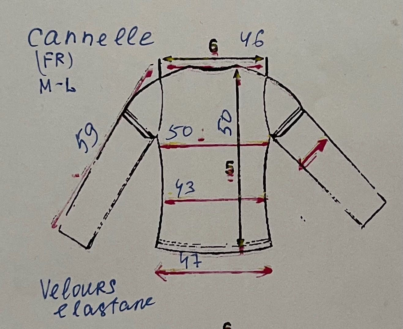 Cos Top: CANNELLE (FR) S M L /NP35CHF Velours Elastane Samt – Nuovo (secondo la descrizione) da Kölliken venduto da Prscoo 9