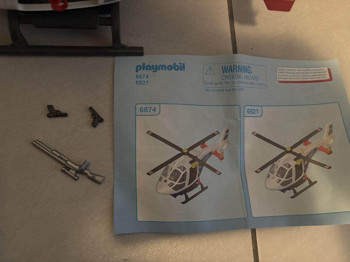 Playmobil Giocattoli: Playmobil Polizei Helikopter 6921 – Usato da Winterthur venduto da NatMet11 6