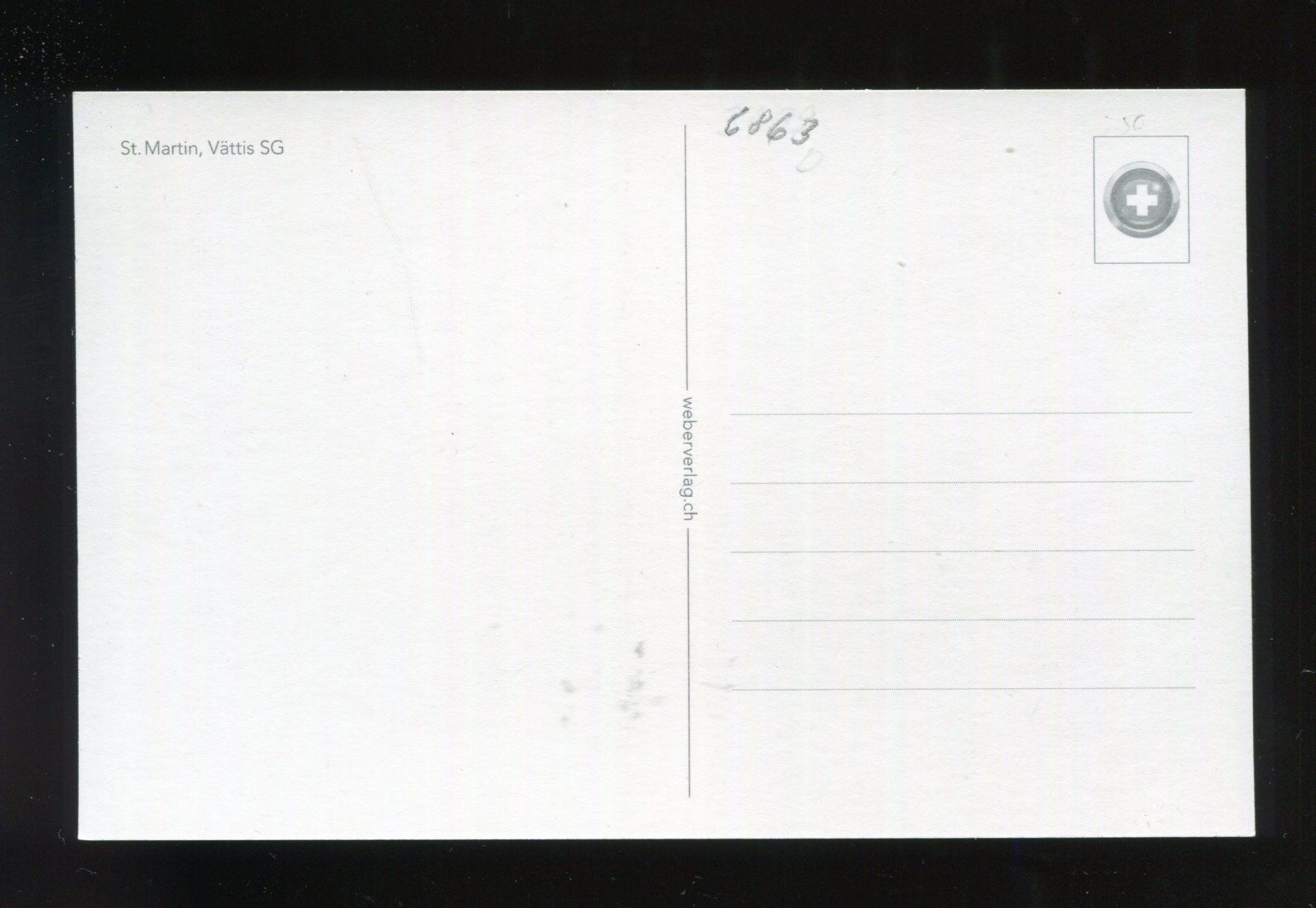 Cartoline postali: St.Martin, Vättis – Usato da Aarau venduto da Elmaar41 1