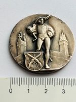 1930 Silber Schützen Medaille 30gr 40mm LUZERN nur 993 Stk