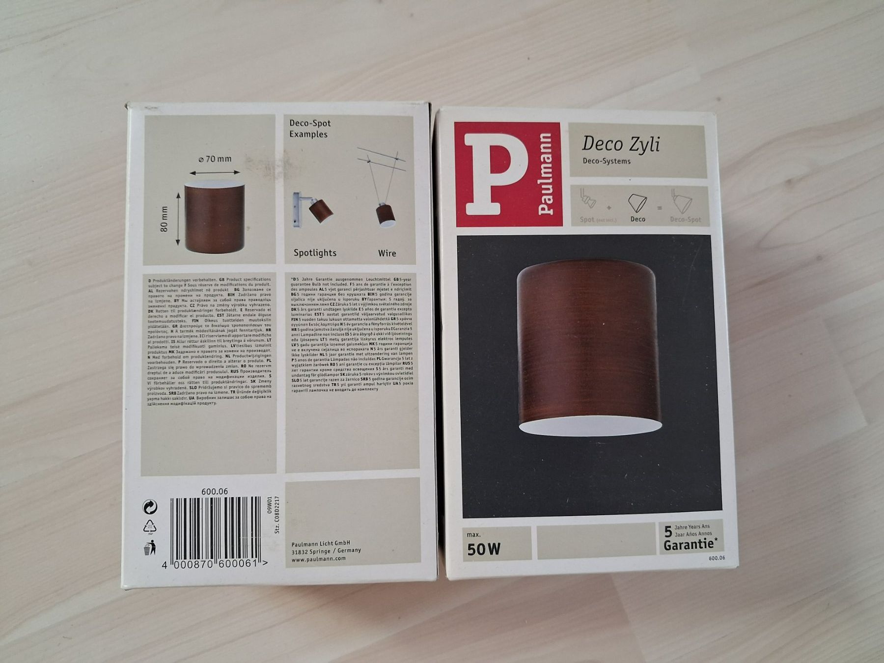 Paulmann Kronleuchter & Deckenlampen: 2 X DECOZYLI ERSATZGLAS DECO PAULMANN SYSTEM – Neu und originalverpackt aus langnau von Santos1411