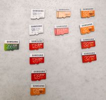 13 Stk. Samsung Micro SD Cards
