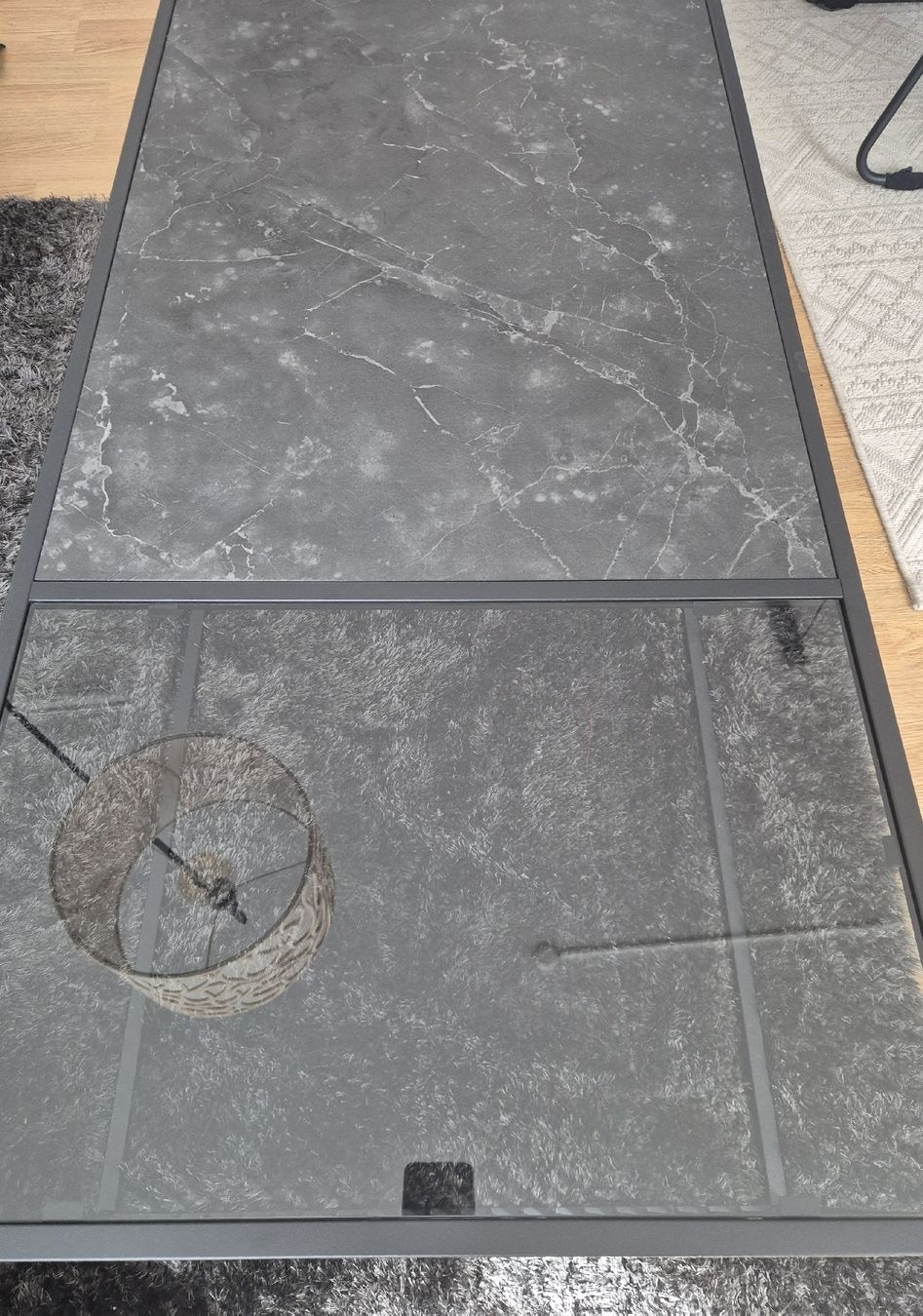 Tavoli: Couchtisch Black Marmoroptik – Usato da Rheinfelden venduto da VbuyB 1