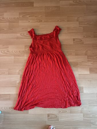 Rotes Umstandskleid, Gr. M