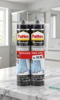 Pattex Montage Kleber TRANSPARENT Doppelpack