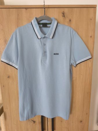 Boss Polo Shirt Regular Fit hellblau Grösse M neuwertig