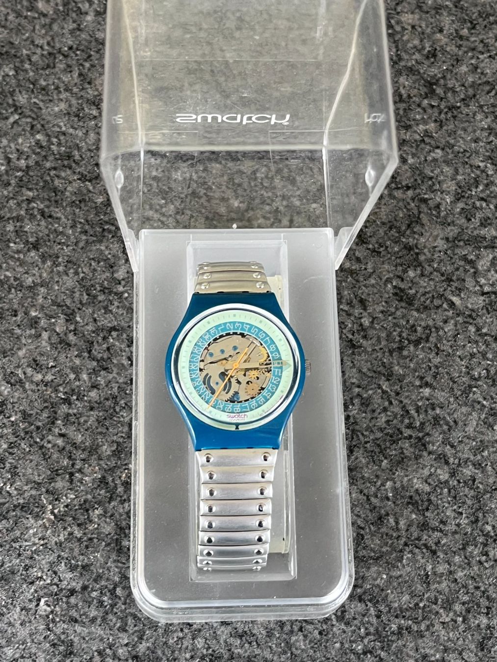 Swatch Orologi: Swatch Gent STEEL LITE GG 403 1992 – Usato da Allschwil venduto da Zermatt 2