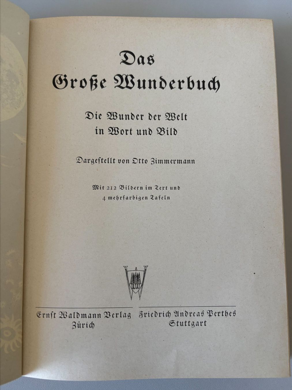 Libri: "Das grosse Wunderbuch", Otto Zimmermann – Usato da Schlatt TG venduto da nimo05 3
