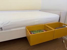 De Breuyn Kinderbett/Jugendbett mit Umrahmung komplett