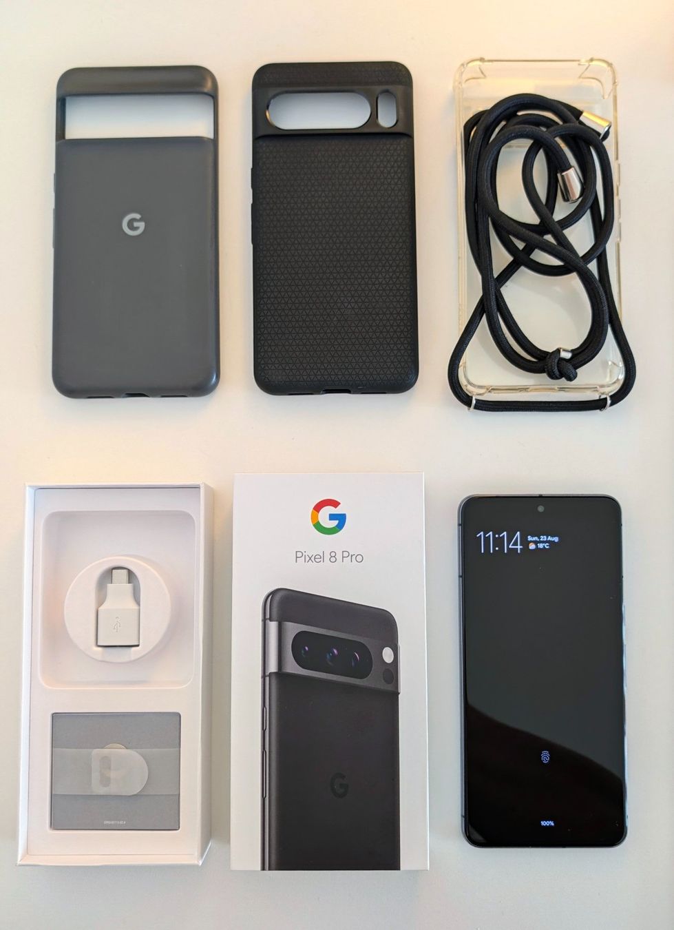 Google Handys / Smartphones: Google Pixel 8 Pro - 256 GB, Obsidian - OVP – Gebraucht aus Luzern von aswald