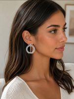 ✨🌙 Boucles d’oreilles “Halo de Lumière” 🌙✨