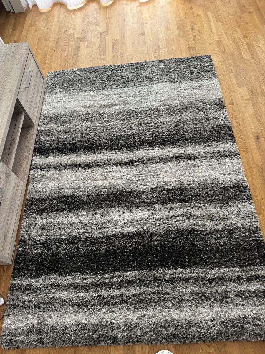 Tappeti: Moderner Teppich (Hochflor) Grau/Schwarz – Usato da Reinach BL venduto da NICI116 1