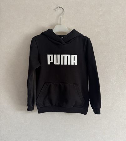 Schwarzer PUMA Hoodie Gr. 128/7-8 Jahre