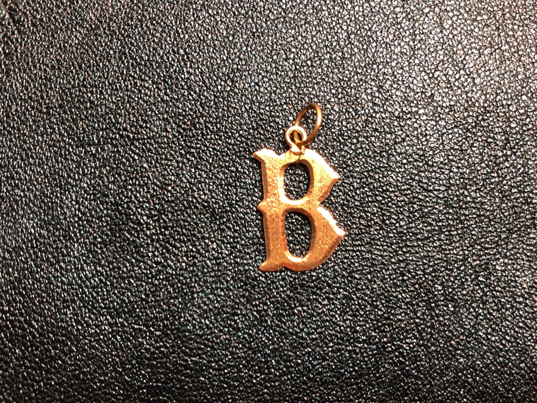 Ciondoli: Buchstabe "B" aus Gelbgold 18 Karat 750 – Usato da Bern venduto da bombich 2