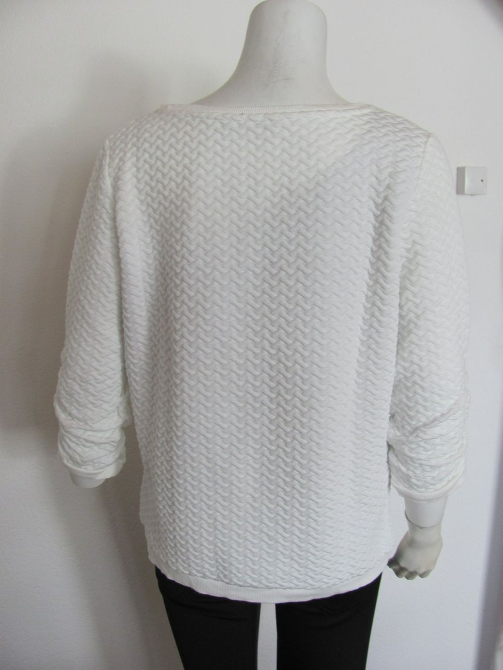 Tom Tailor Maglioni & Felpe: Weisser Pullover Tom Tailor Gr.M geraffte Ärmel – Usato da Gümligen venduto da Fantapanda 3