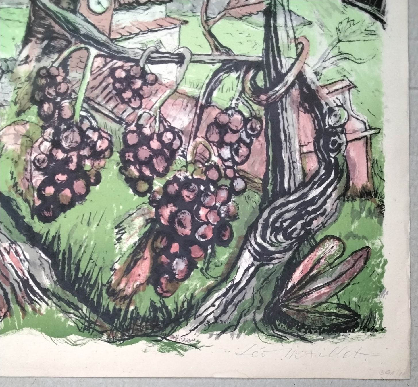 Grafica & Litografie: Leo Maillet Lithographie nummeriert und signiert – Usato da Cavigliano venduto da zamamasa 3