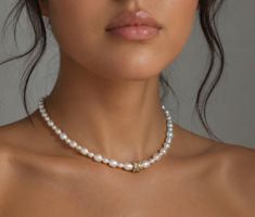 SÜSSWASSER Collier Halskette Perlenkette 42 cm vergoldet NEU