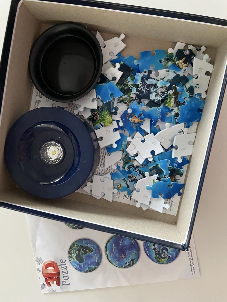 Ravensburger Puzzle: Ravensburger 3D Nightlight Puzzle Globus – Usato da Luzern venduto da Nordischkind 5
