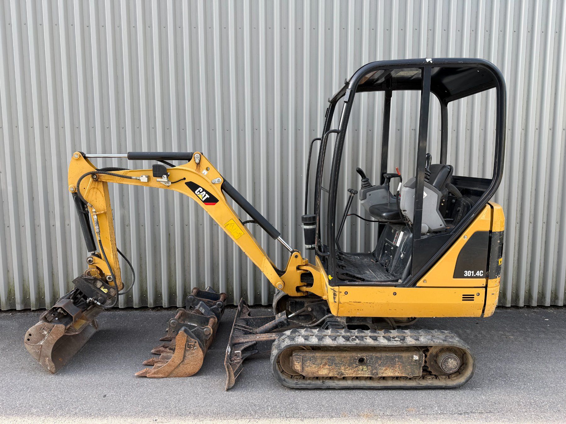 Escavatori: CAT 301.4C, Bagger, Raupenbagger, Baumaschine, Lehnhoff MS01 – Usato da Jona venduto da tsbm2