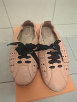 Tod's ballerina shoes pink leather used gebraucht acceptable