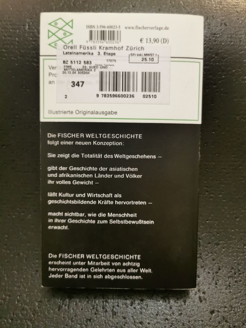 Livres: Fischer Weltgeschichte – D'occasion à Bern par cam_b7ts 1