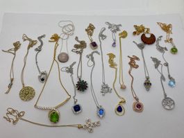 LOT Silber-Collier 925 AG /i430