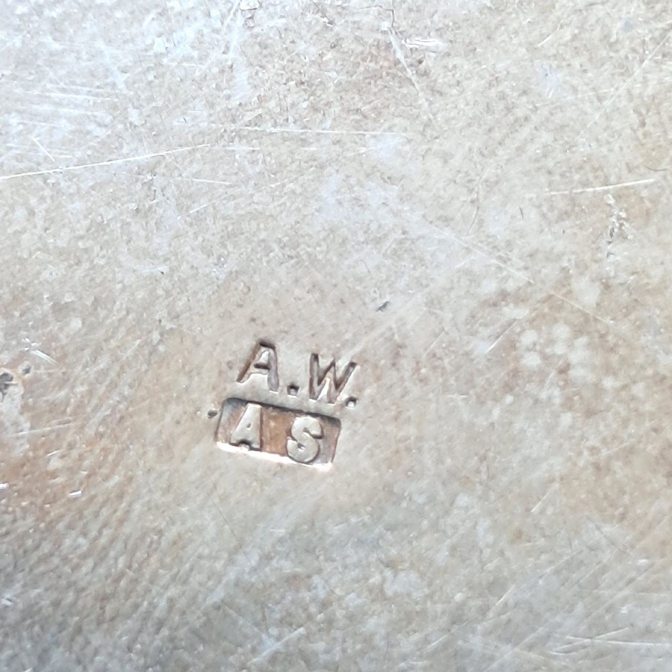 Zuccheriere: Silber Dose Apfelform mit Deckel und Griff A.W.AS – Usato da Dietikon venduto da una_y6wy 2