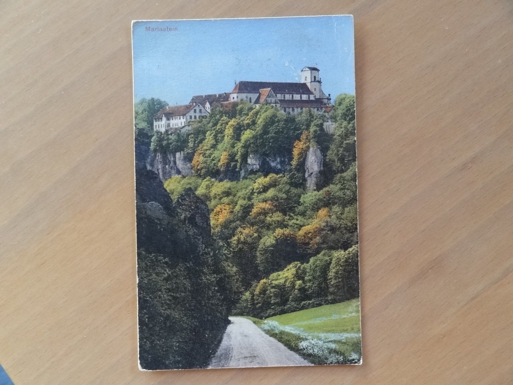 Ansichtskarten: Mariastein - SO - 1921 – Gebraucht aus St Léonard von Riglin
