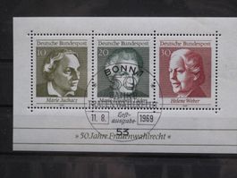 BRD 1969 50 Jahre Frauenwahlrecht BL5 gest