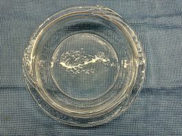 Schöne Glas-Schale.