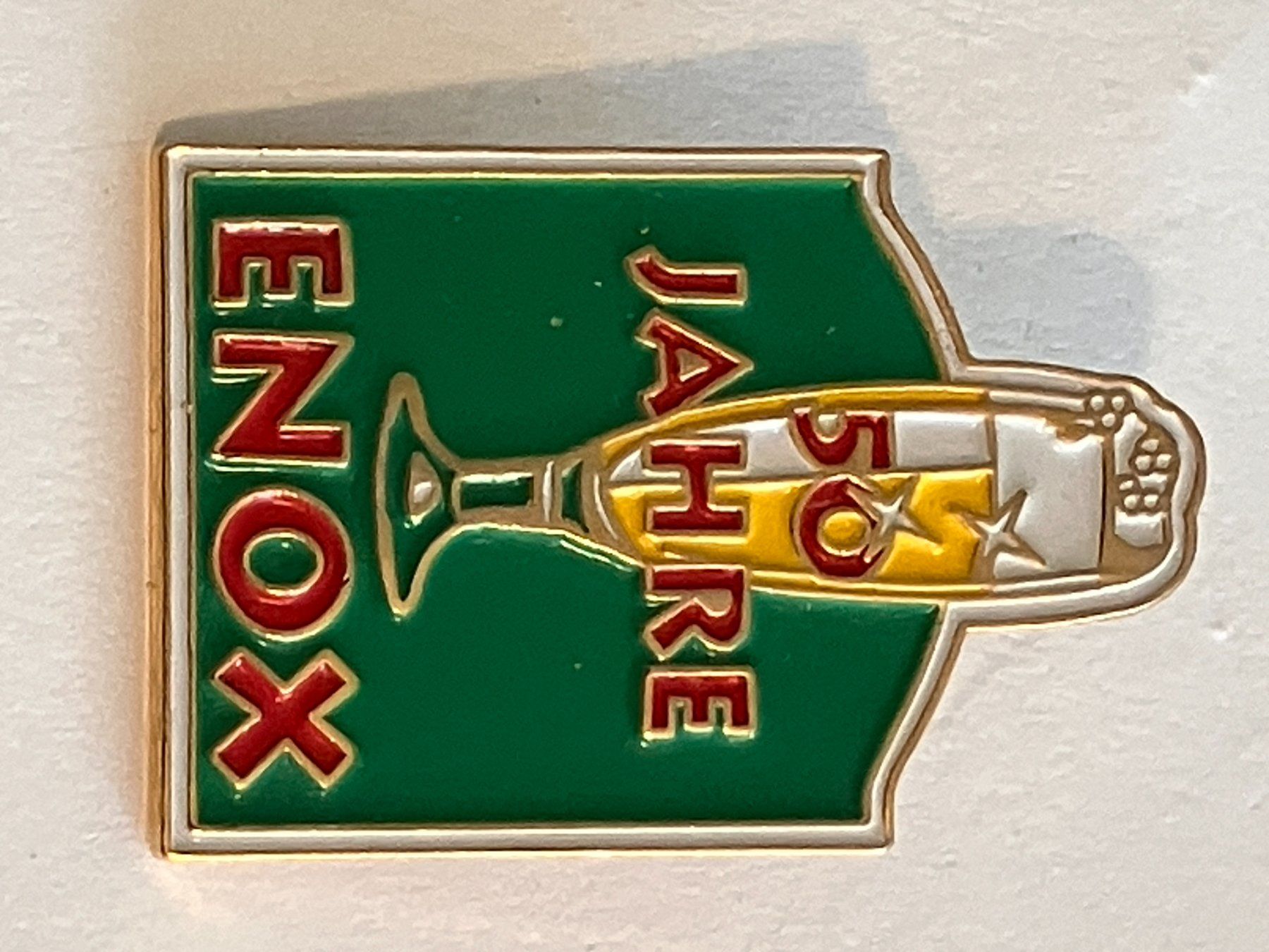 Placchette & Badge: 1 Pin Enox 50 Jahre – Usato da Basel venduto da djwwpp